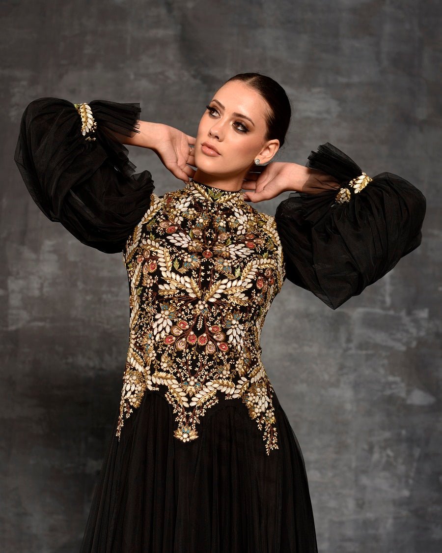 Bishop Sleeves Gown - samantchauhan