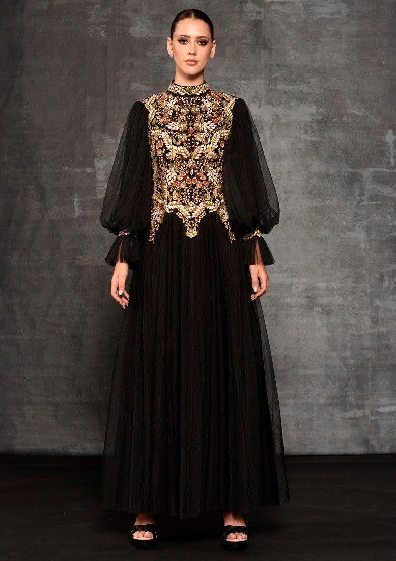 Bishop Sleeves Gown - samantchauhan
