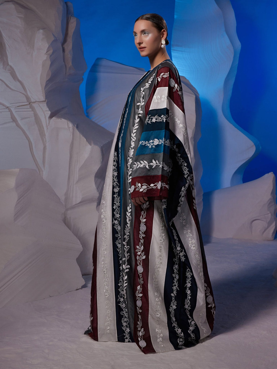 Colorful loose fit one piece kaftan - samantchauhan Apparel & Accessories
