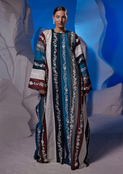 Colorful loose fit one piece kaftan - samantchauhan Apparel & Accessories