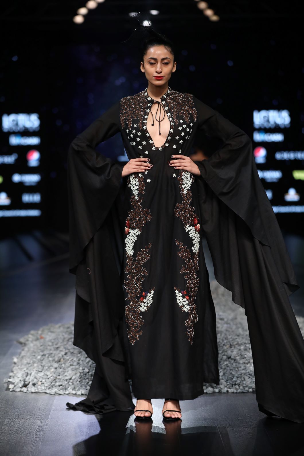 Elongated sleeves gown - samantchauhan