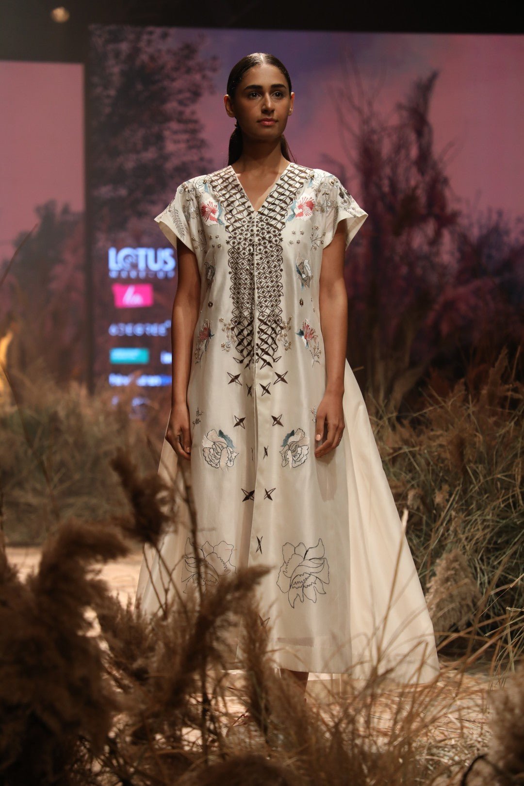 Embroidered Dress & Inner Slip - samantchauhan