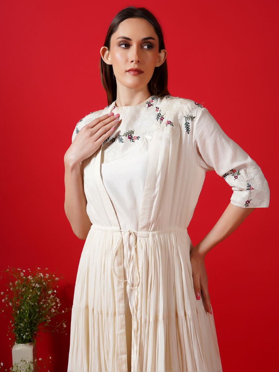 Jacket with inside dress - samantchauhan Apparel & Accessories