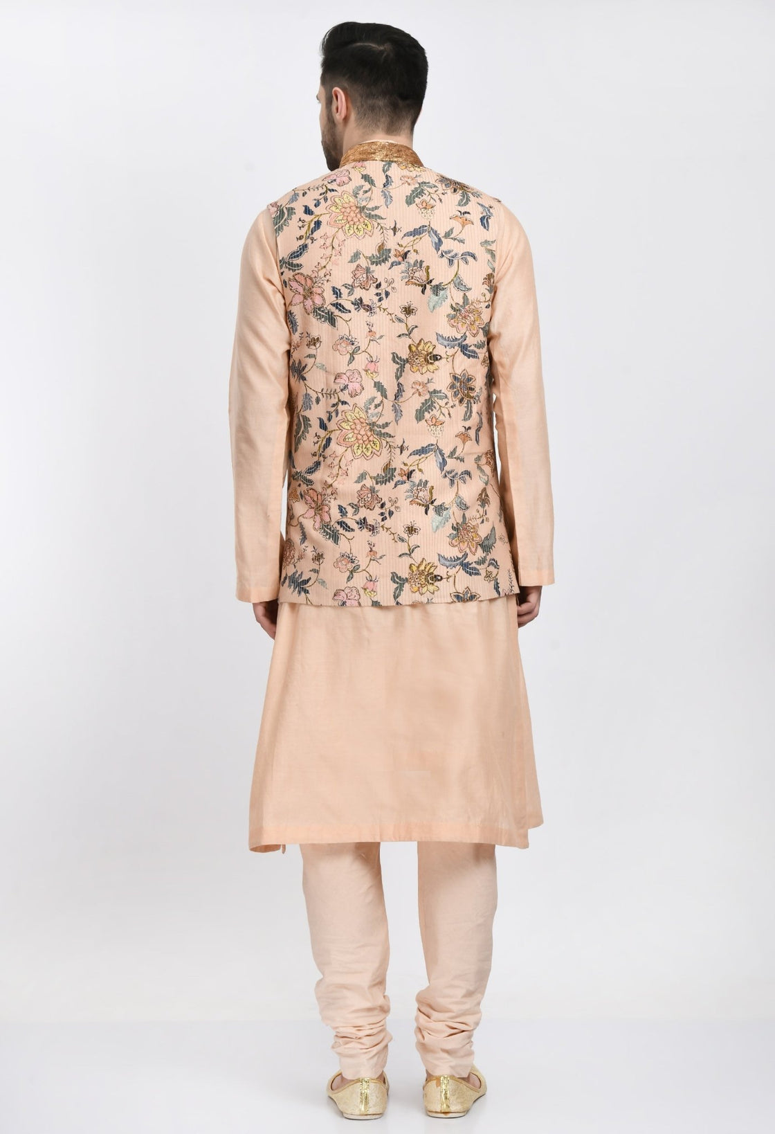 Kurta & Churidar set topped with a waist coat. - samantchauhan Apparel & Accessories