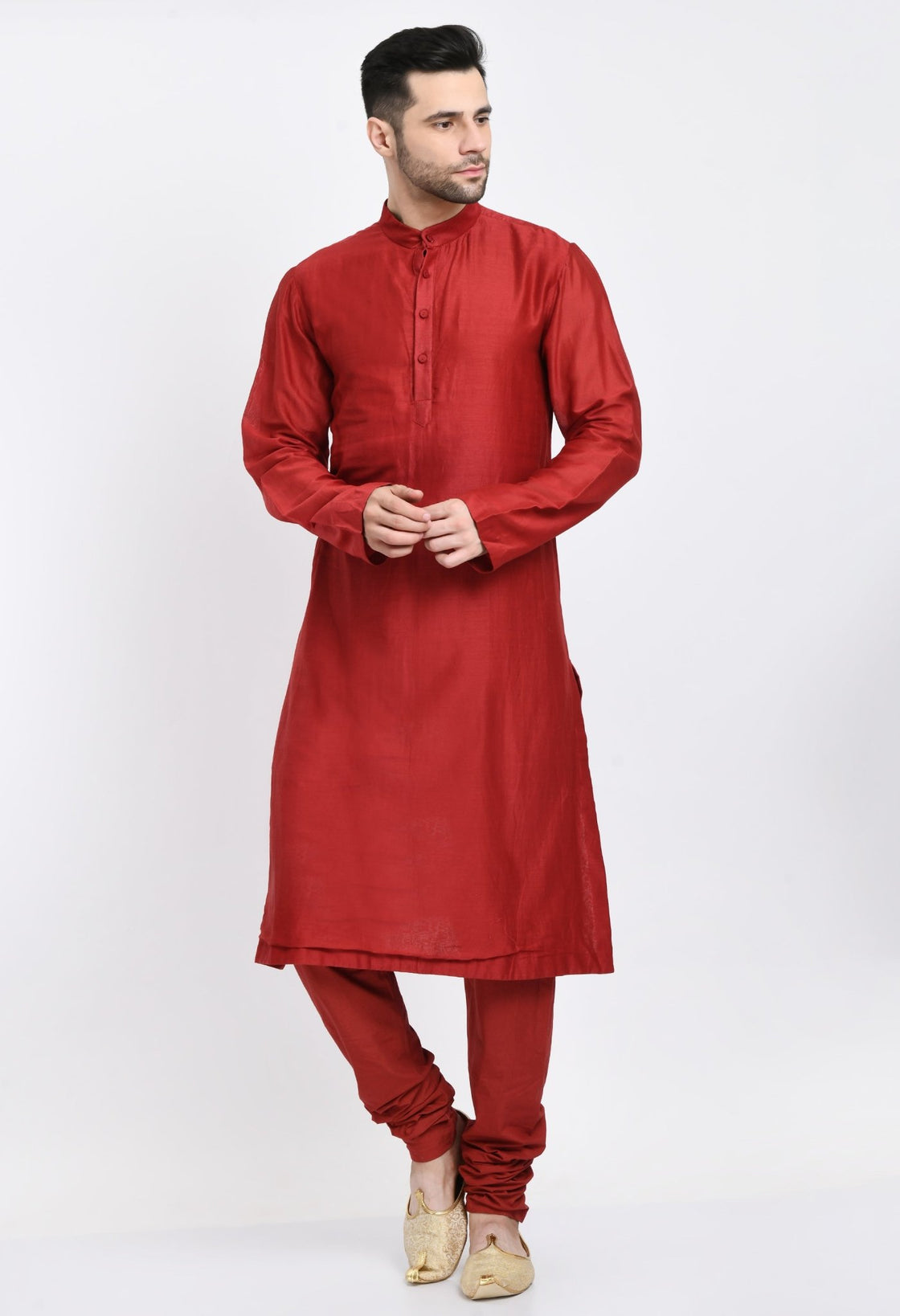 Kurta & Churidar set topped with a waist coat - samantchauhan Apparel & Accessories