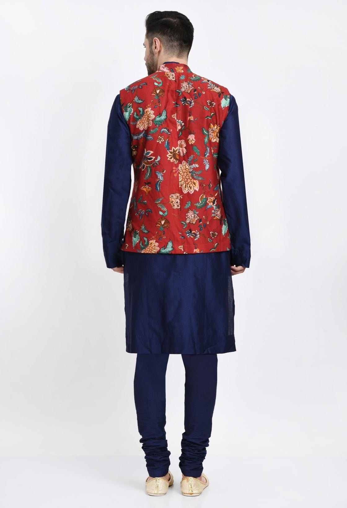 Kurta & Churidar set topped with a waist coat - samantchauhan Apparel & Accessories
