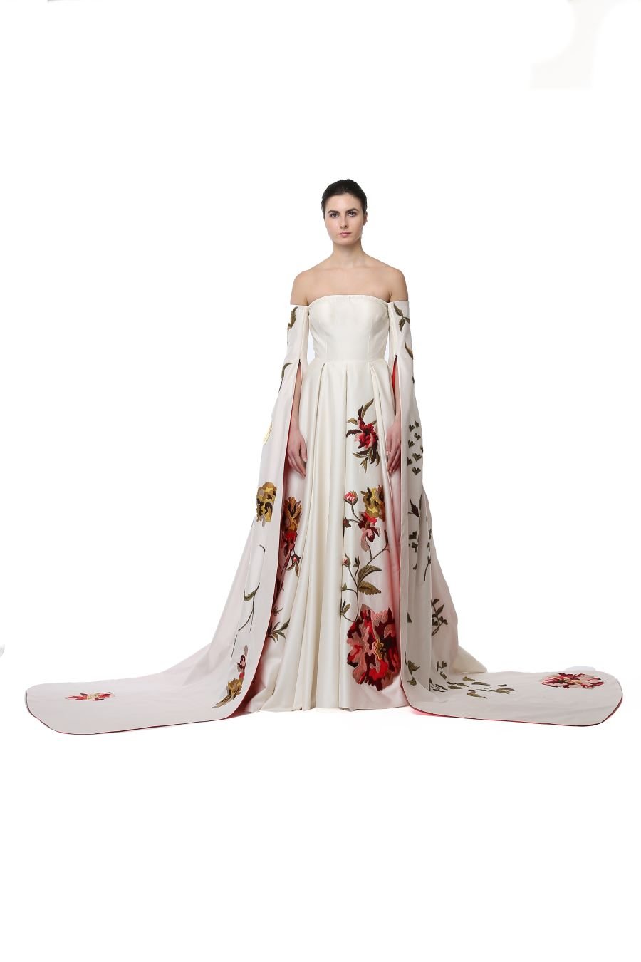 Off - Shoulder Bustier Gown - samantchauhan