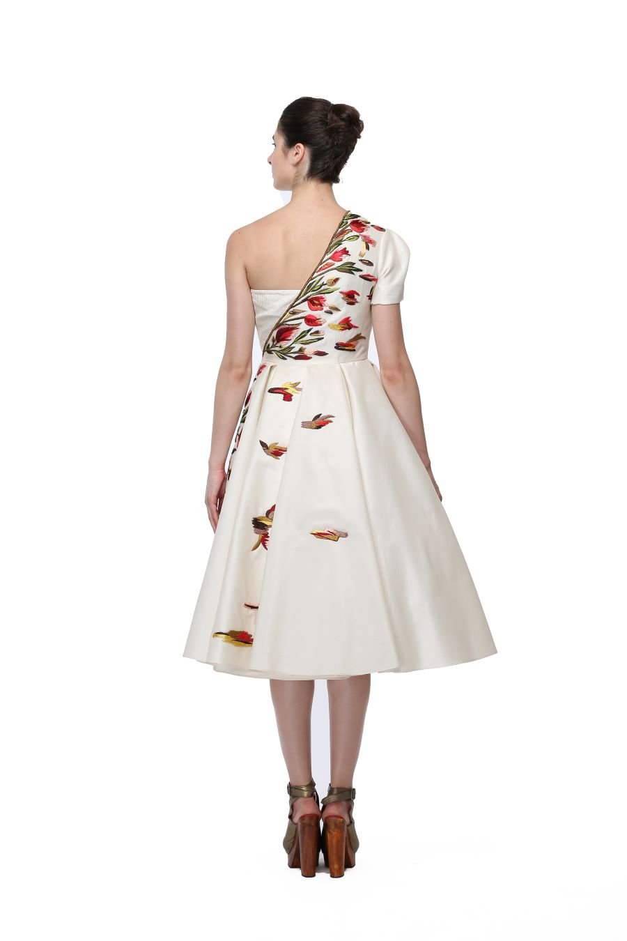 One - side Shoulder Dress - samantchauhan