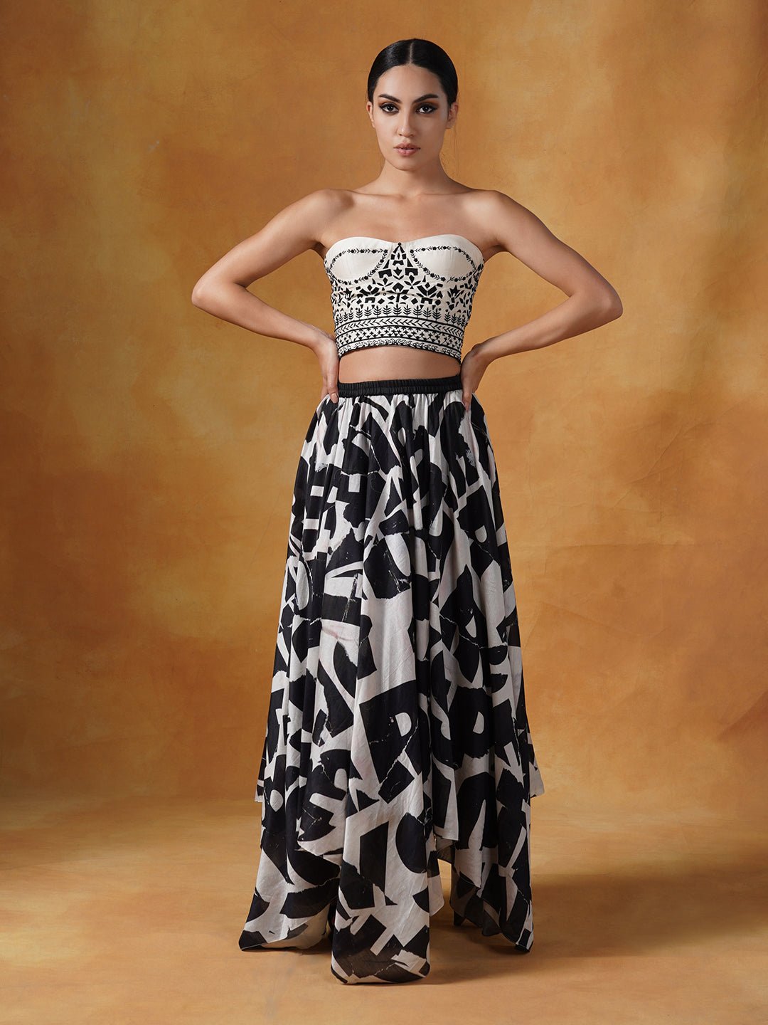 Organza jacket adorned in beautiful silk thread floral embroidery - samantchauhan Apparel & Accessories