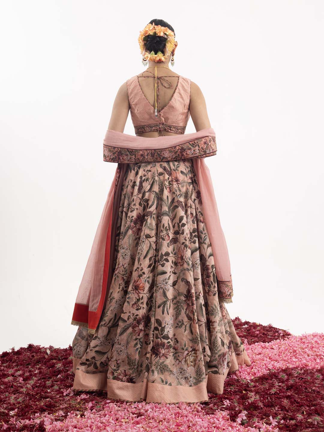 Printed lehenga offering a perfect blend of traditional elegance and contemporary styles. - samantchauhan Apparel & Accessories