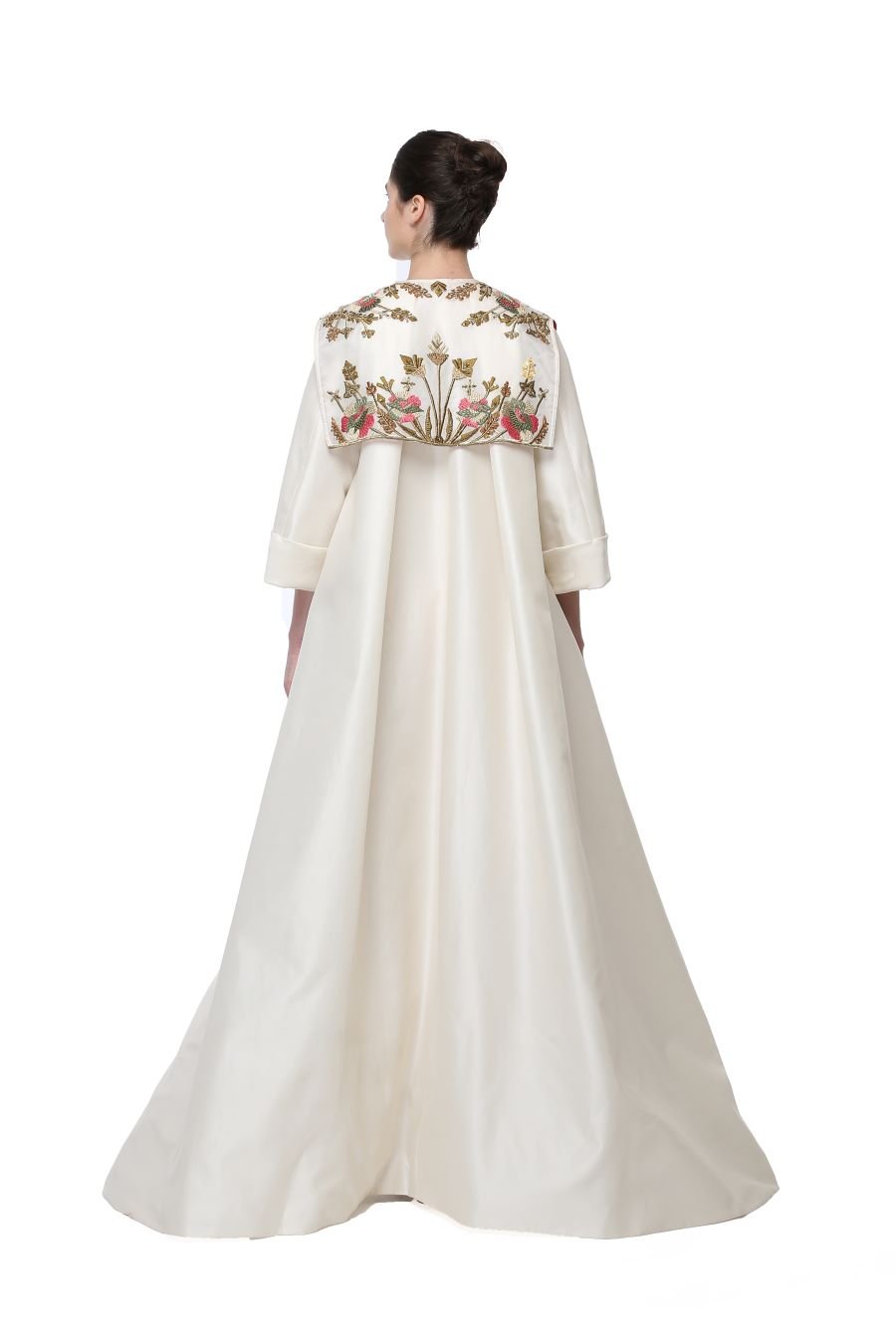 Relax Fit Embroidered Gown - samantchauhan