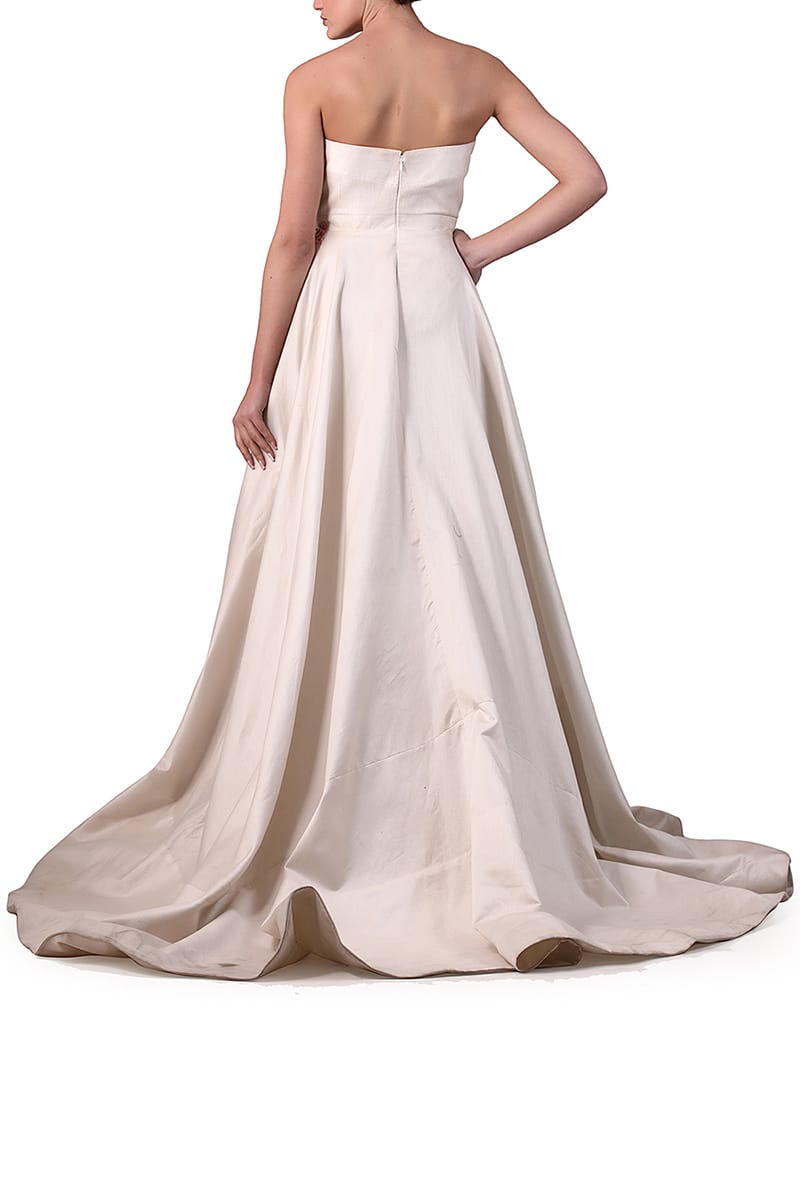 Embroidered Bustier Gown - samantchauhan