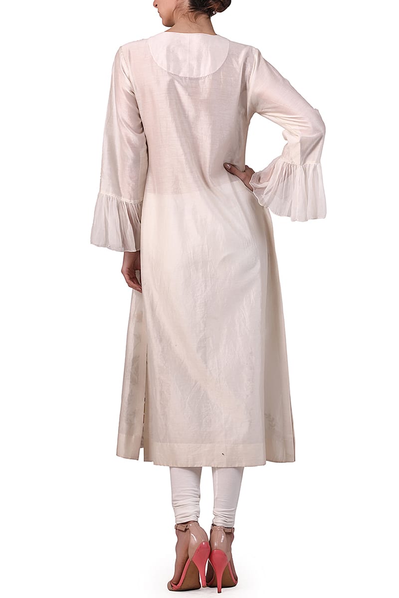 Ruffle Detailed Kurta - samantchauhan