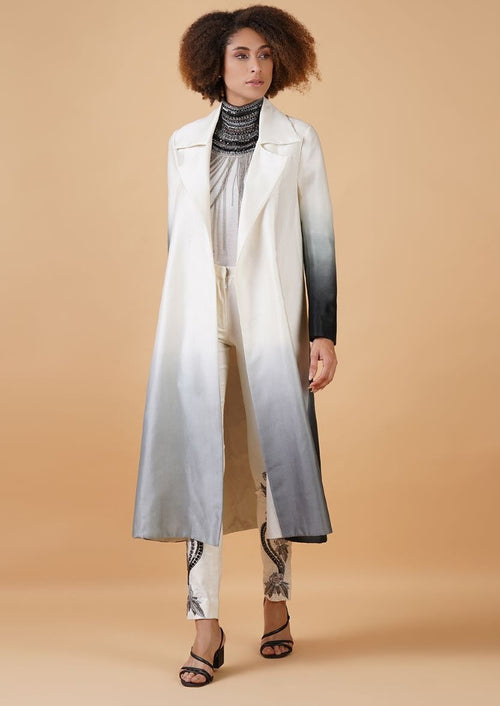 A Chique cotton silk jacket with an ombré touch to it - samantchauhan Apparel & Accessories