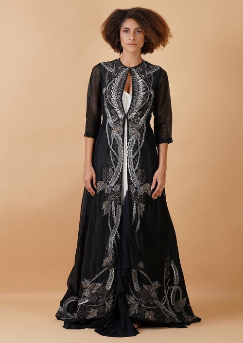 A cotton tube dress, creating an ombré of black and white - samantchauhan Apparel & Accessories
