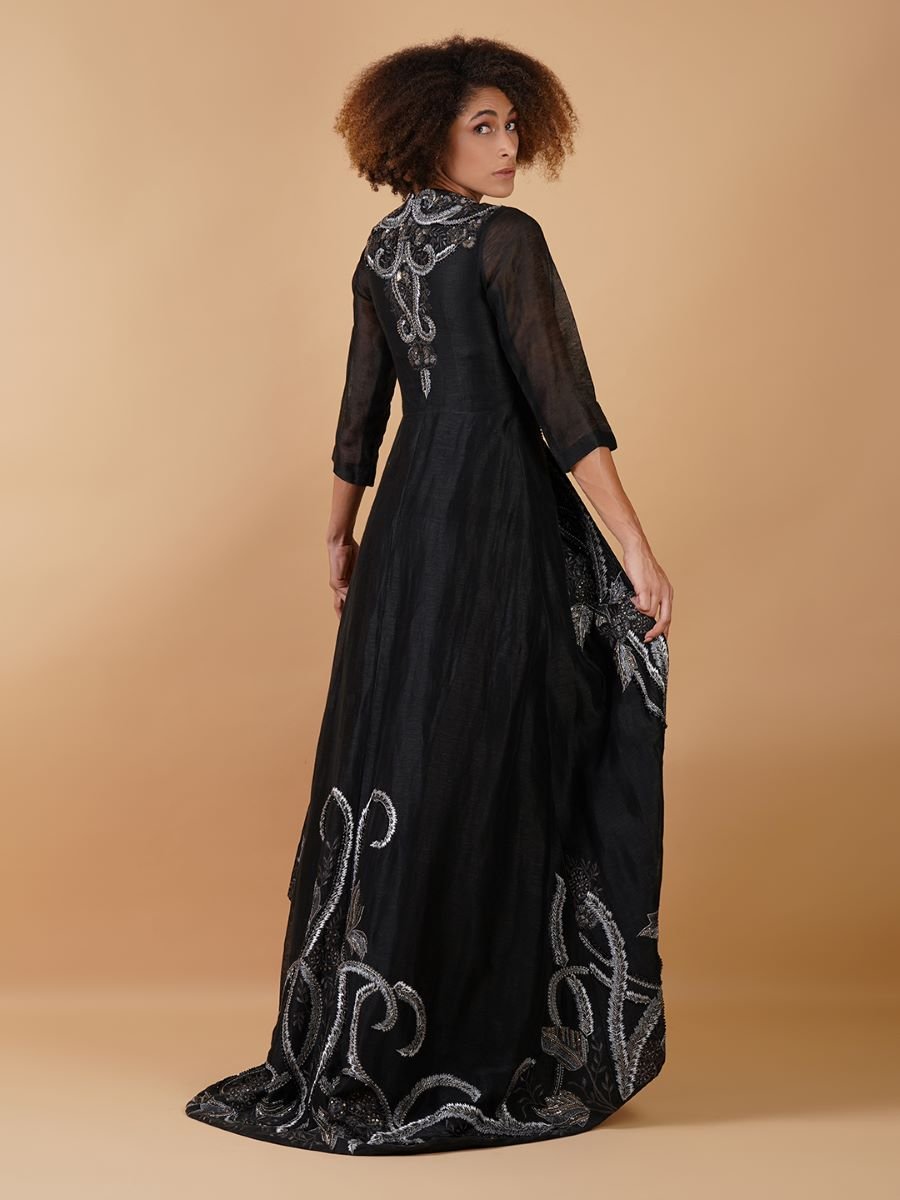 A cotton tube dress, creating an ombré of black and white - samantchauhan Apparel & Accessories