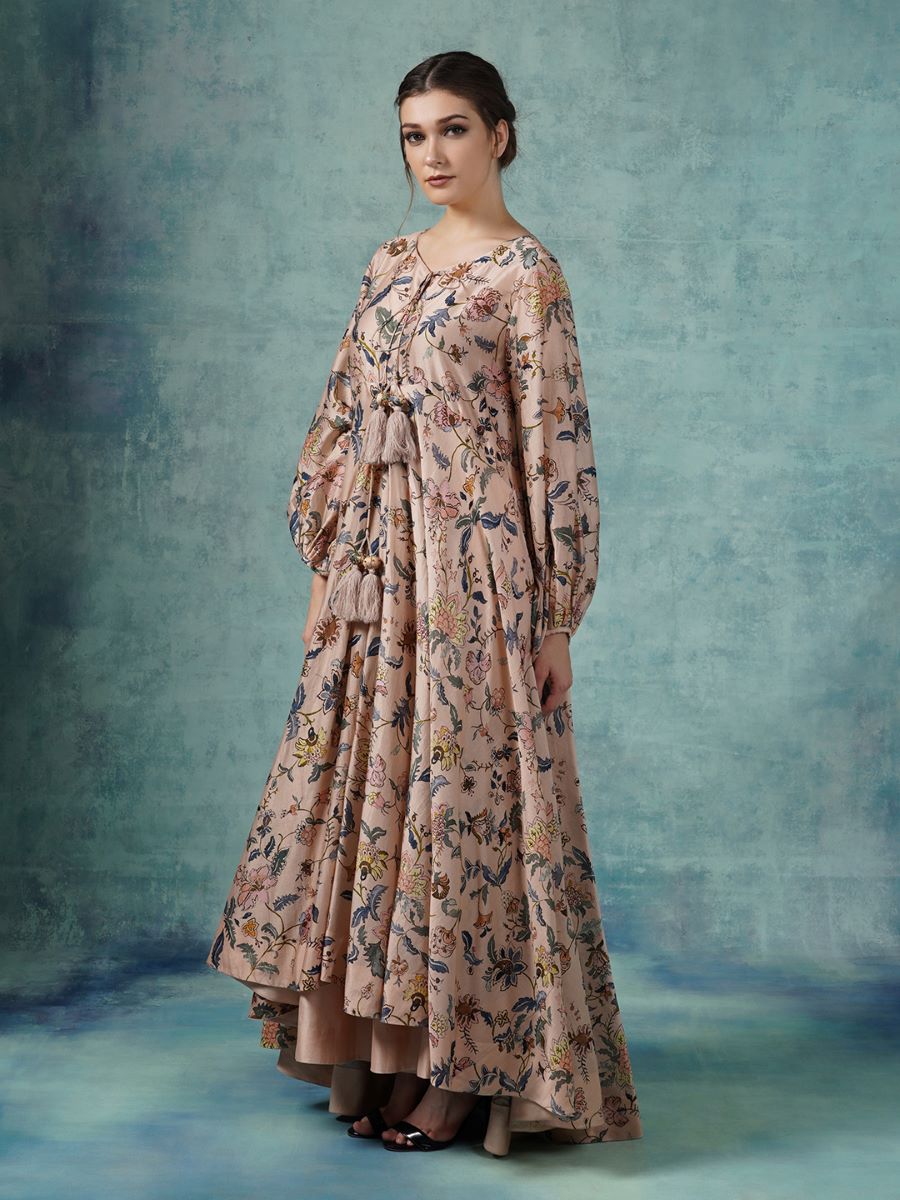 A printed cotton silk tunic - samantchauhan Apparel & Accessories
