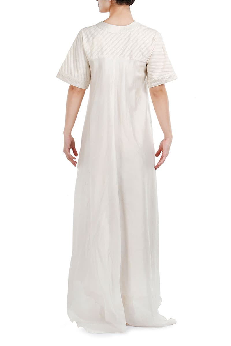 Asymmetric Embroidered Dress - samantchauhan