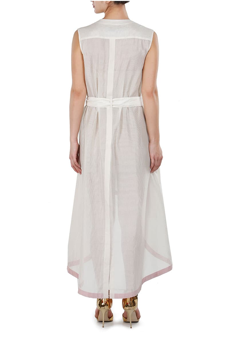 Asymmetric front Tie - up Dress - samantchauhan