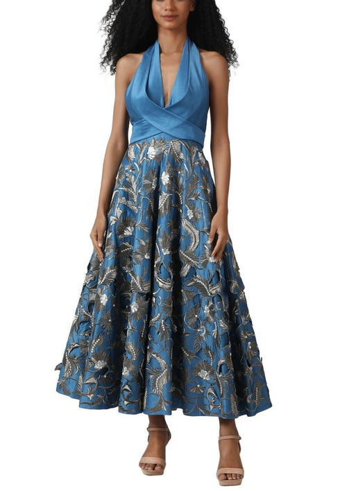 Backless neck gown - samantchauhan