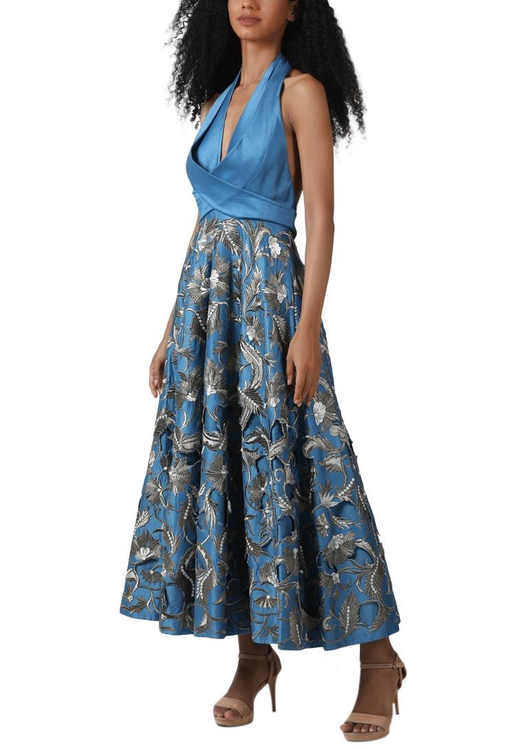 Backless neck gown - samantchauhan