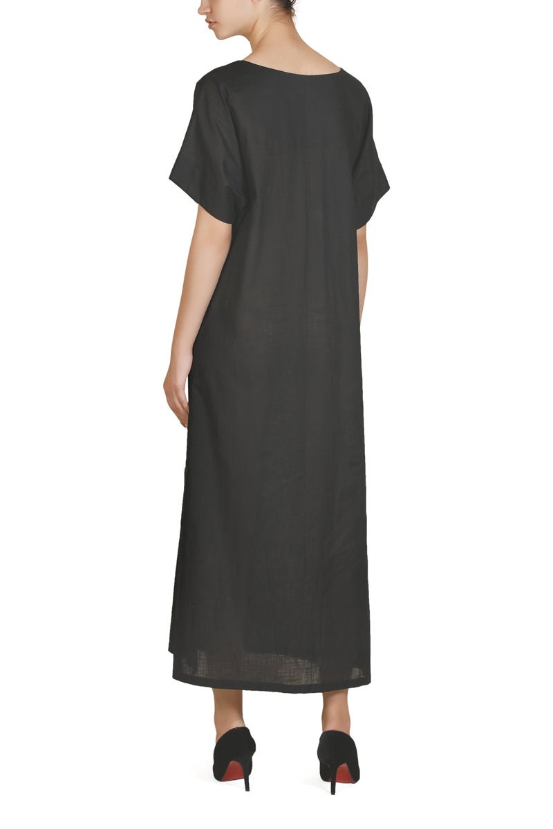 Collared Ankle - Length Dress - samantchauhan