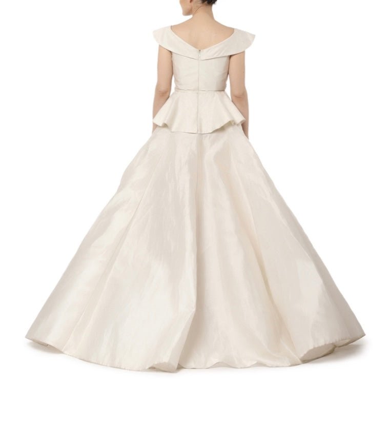 Cotton silk Corset Gown - samantchauhan