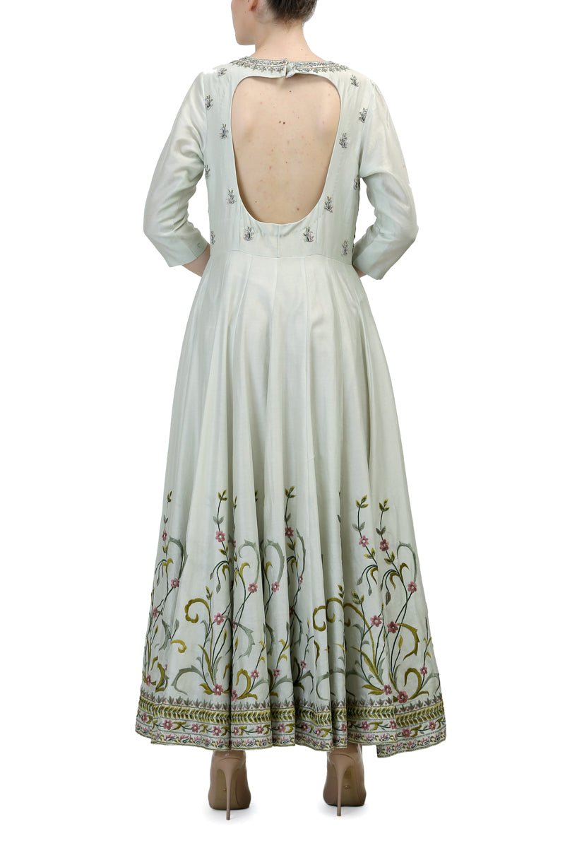 Cut - Out Back Kalidar Kurta - samantchauhan