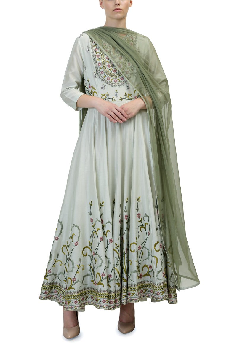 Cut - Out Back Kalidar Kurta - samantchauhan