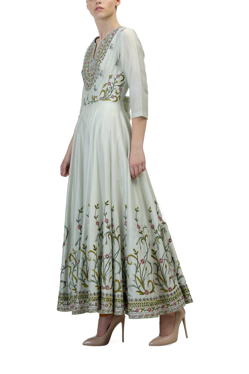 Cut - Out Back Kalidar Kurta - samantchauhan