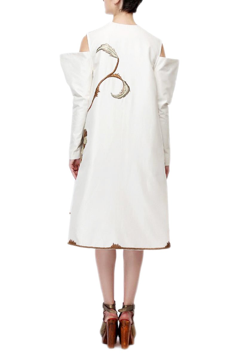 Cut - Out Sleeves Dress - samantchauhan