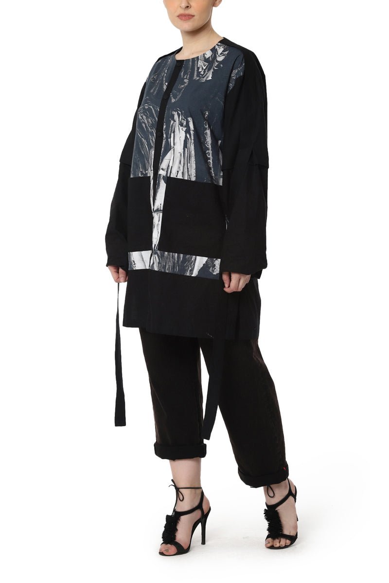 Digitally Printed Shirt with Pockets - samantchauhan