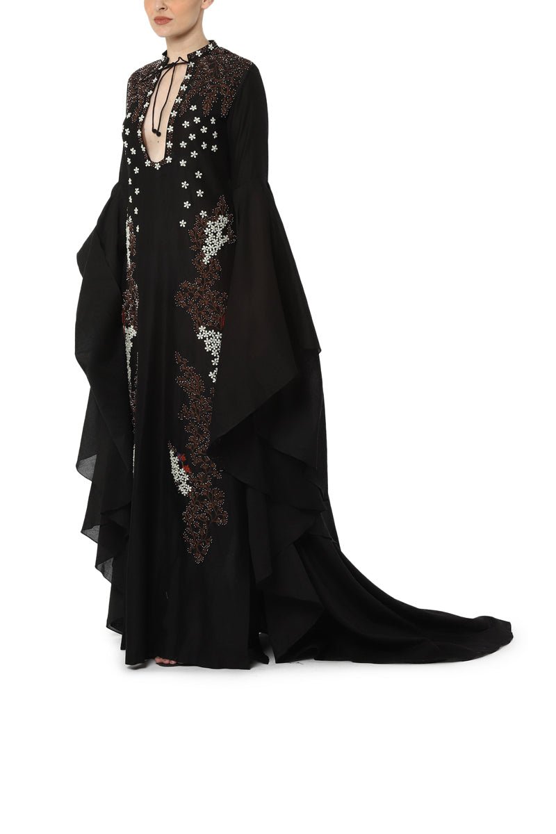 Elongated sleeves gown - samantchauhan