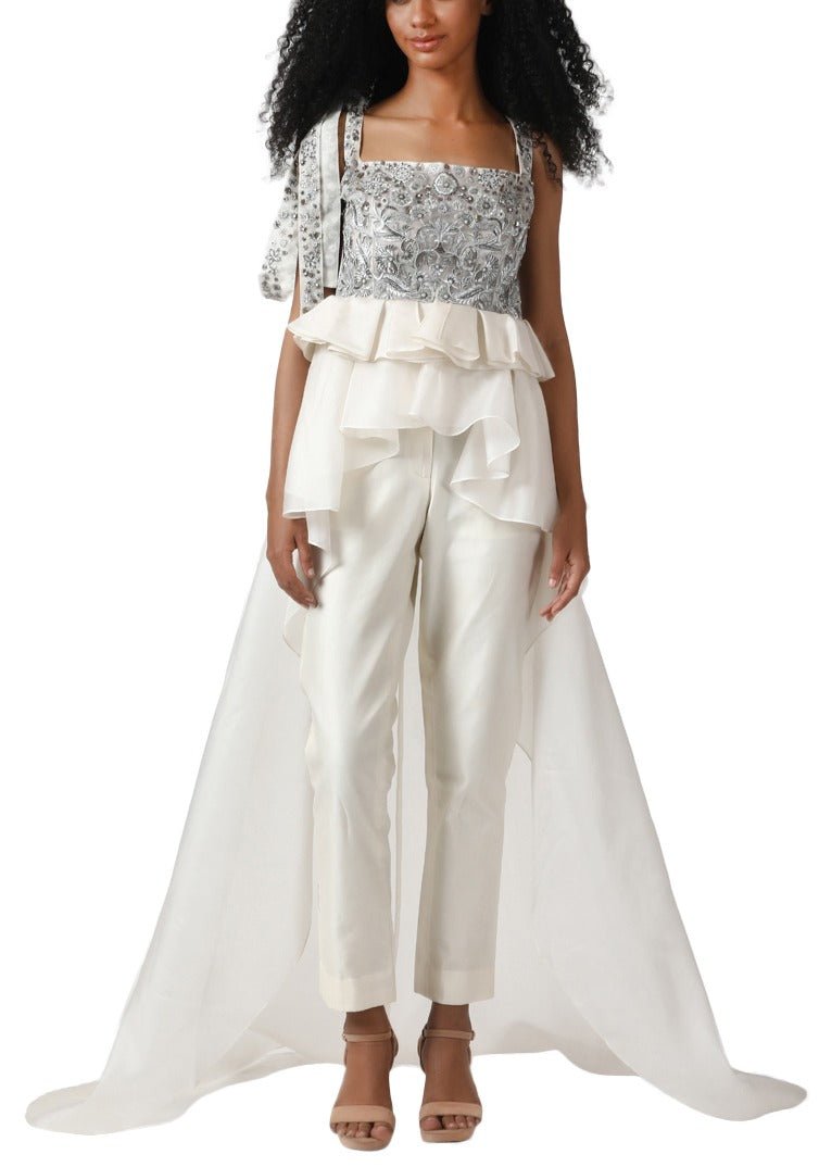 EMBROIDED TRAIL TOP - samantchauhan