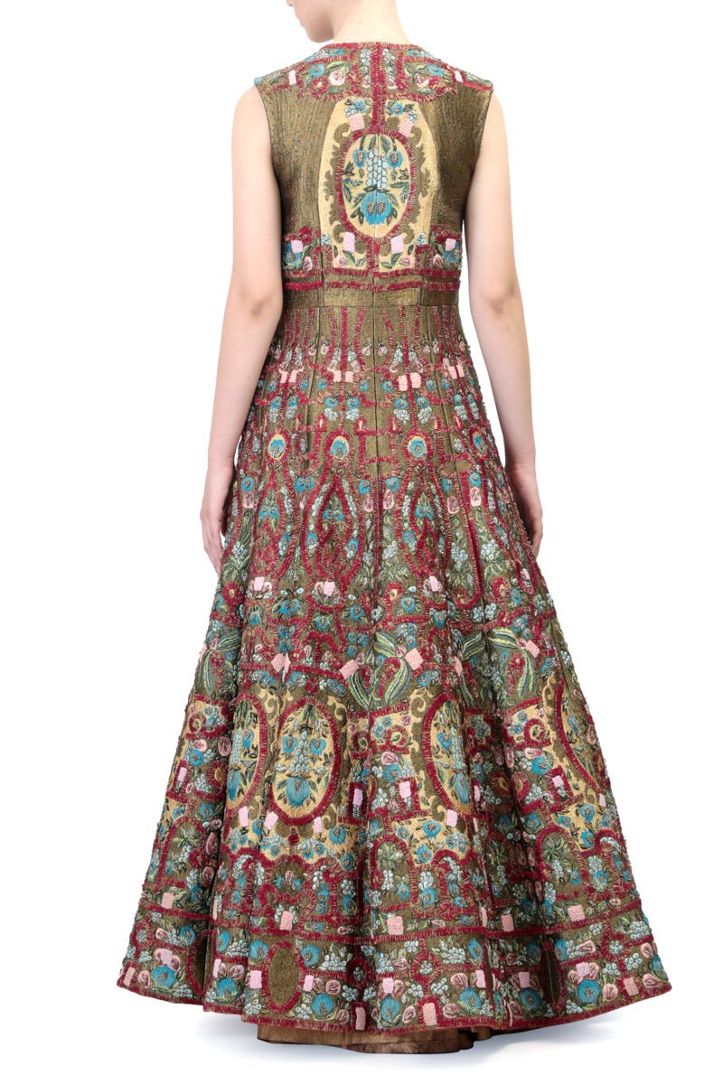 Embroidered Anarkali & dupatta - samantchauhan