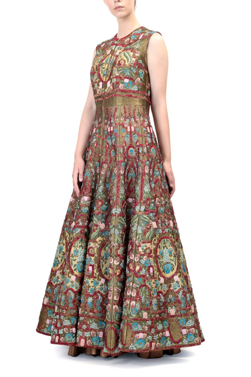 Embroidered Anarkali & dupatta - samantchauhan