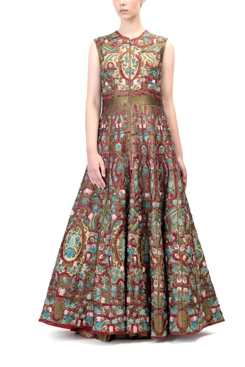 Embroidered Anarkali & dupatta - samantchauhan