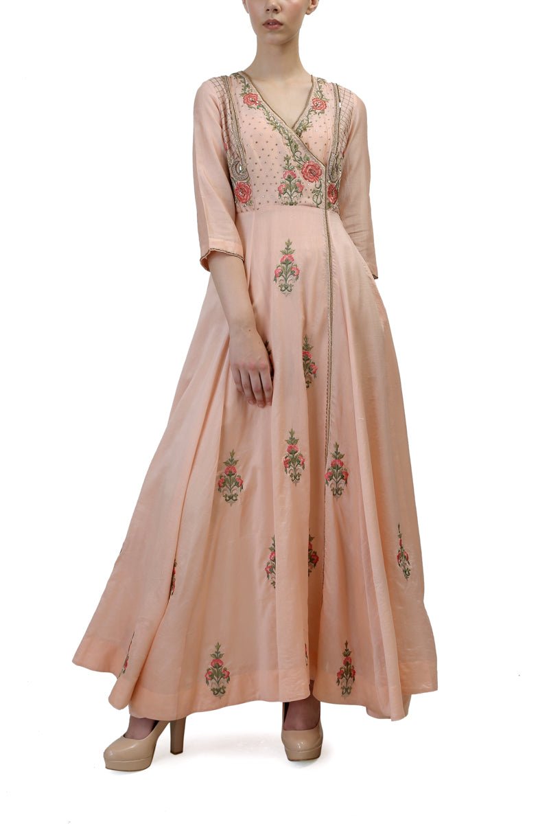 Embroidered Angarakha Kurta - samantchauhan