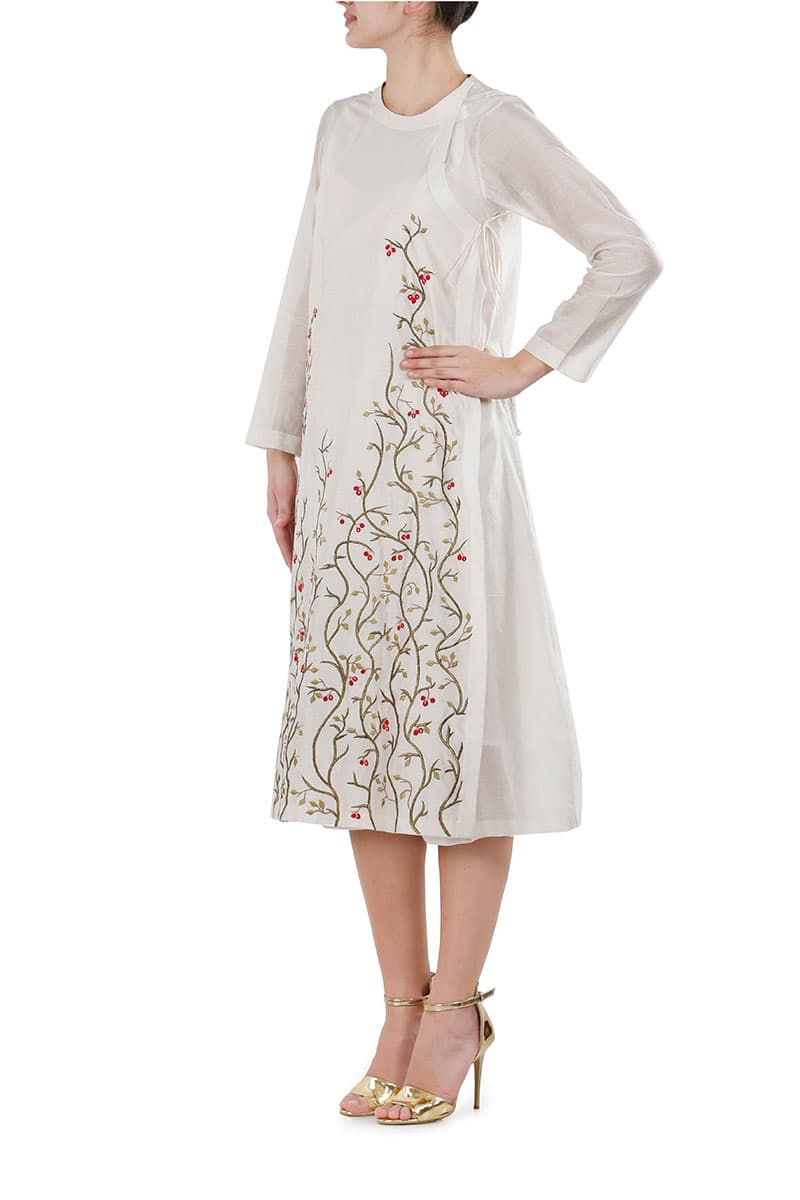 Embroidered Angarakha style Kurta - samantchauhan