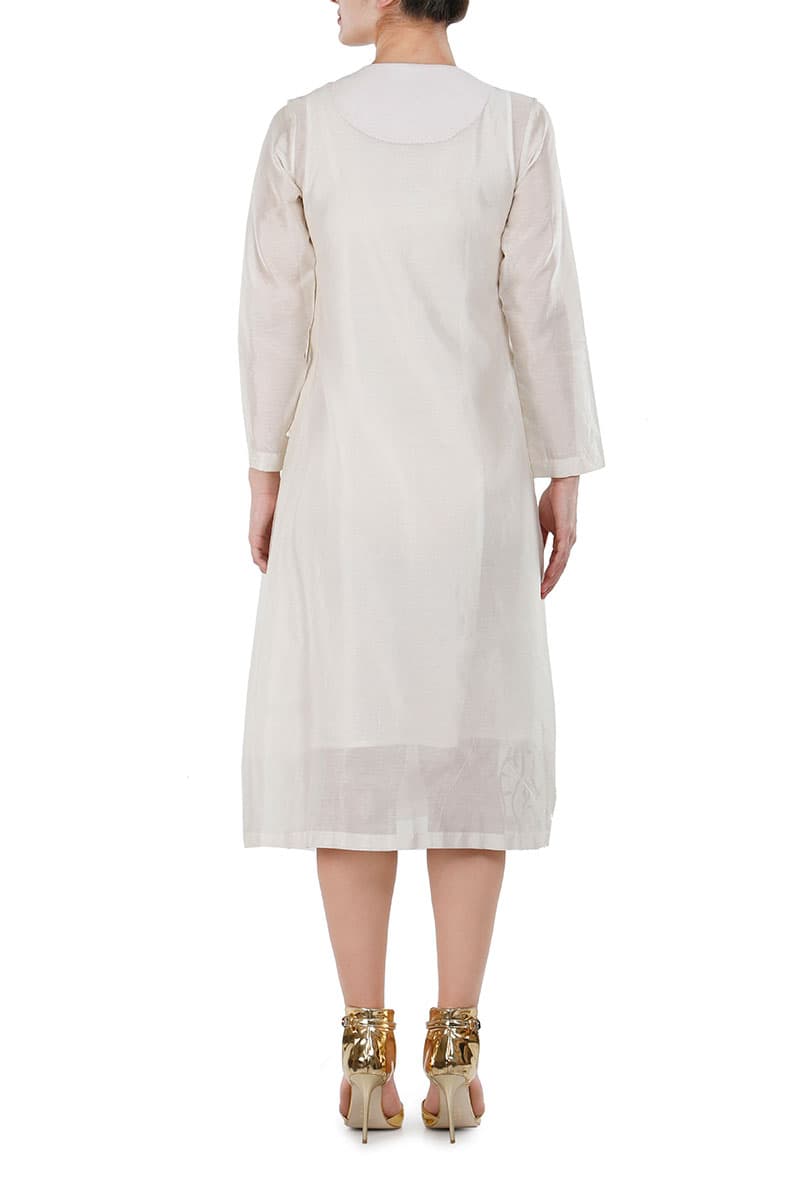 Embroidered Angarakha style Kurta - samantchauhan