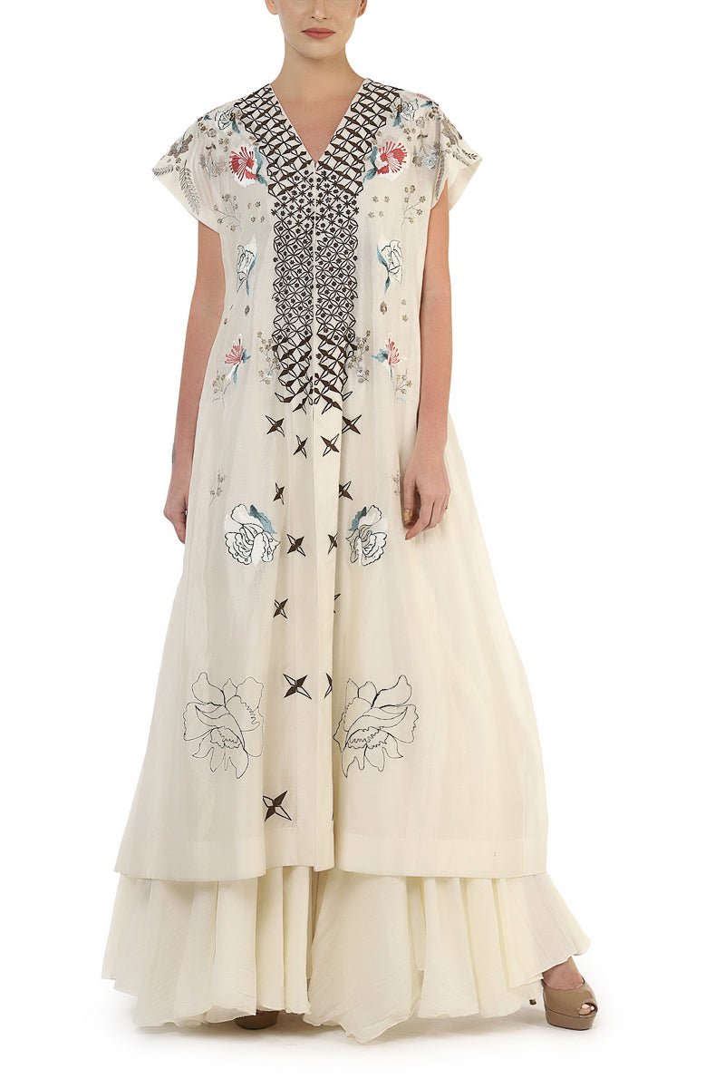 Embroidered Dress & Inner Slip - samantchauhan