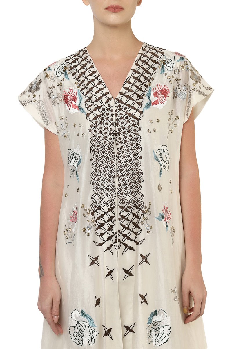 Embroidered Dress & Inner Slip - samantchauhan