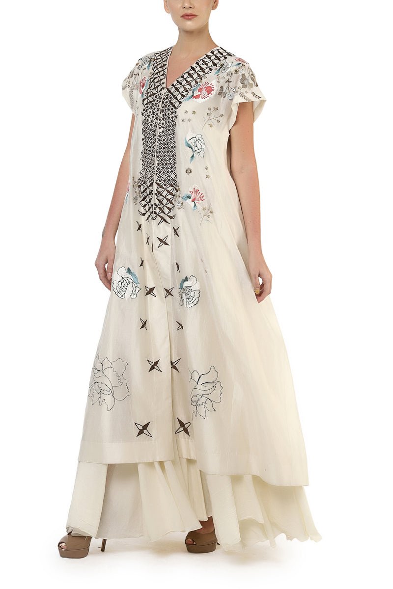 Embroidered Dress & Inner Slip - samantchauhan