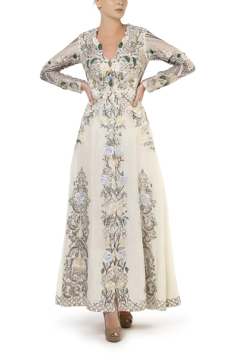 Embroidered Gown - samantchauhan