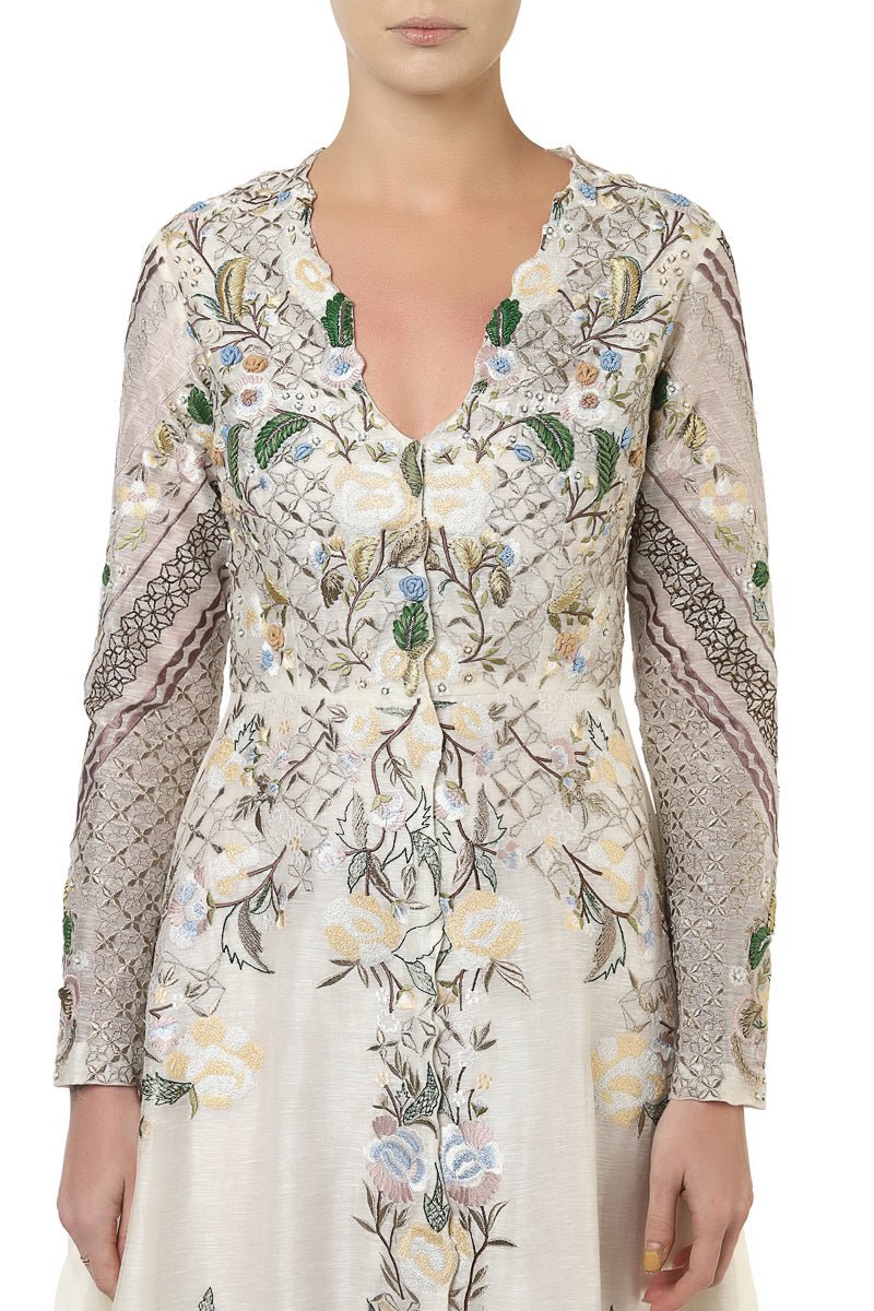 Embroidered Gown - samantchauhan