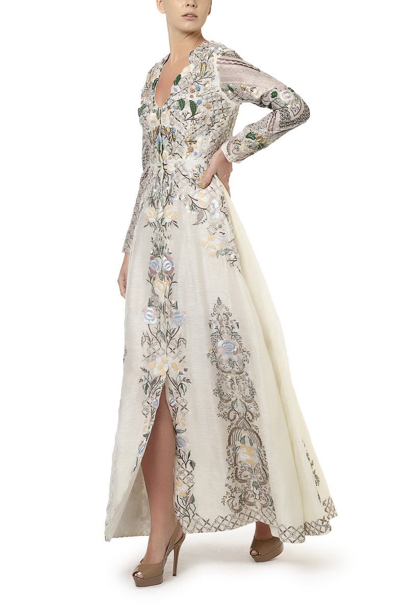 Embroidered Gown - samantchauhan