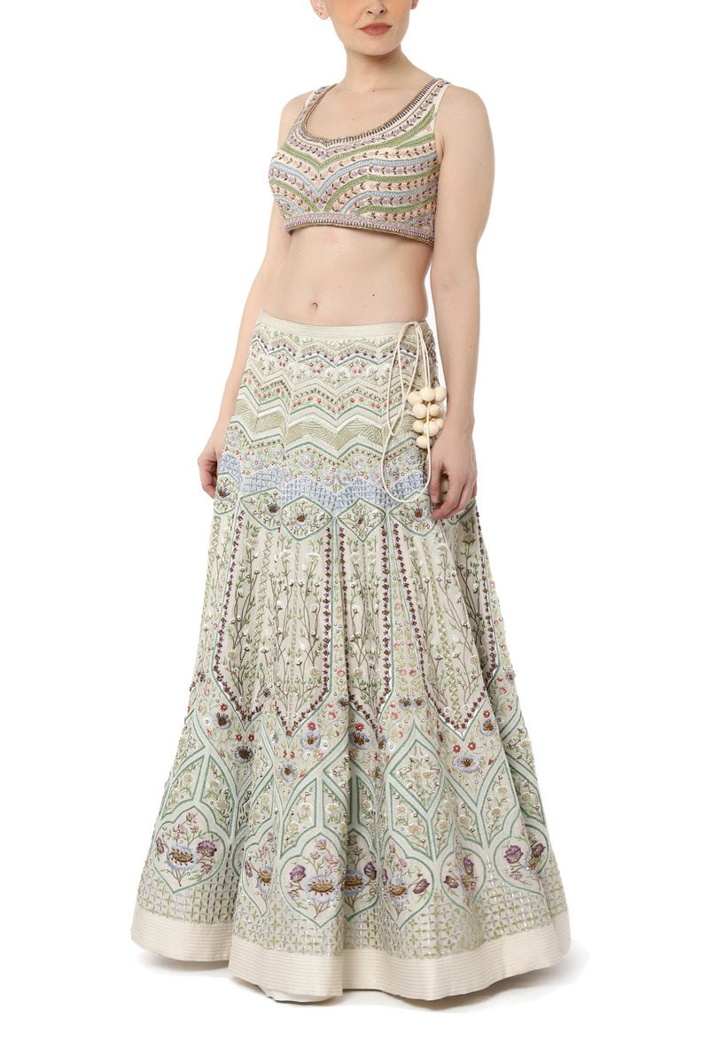 Embroidered Lehenga Set - samantchauhan
