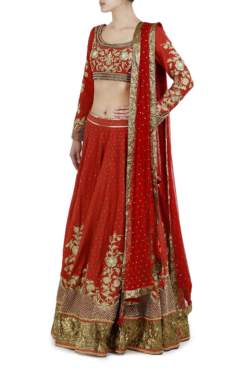 Embroidered Lehenga set - samantchauhan
