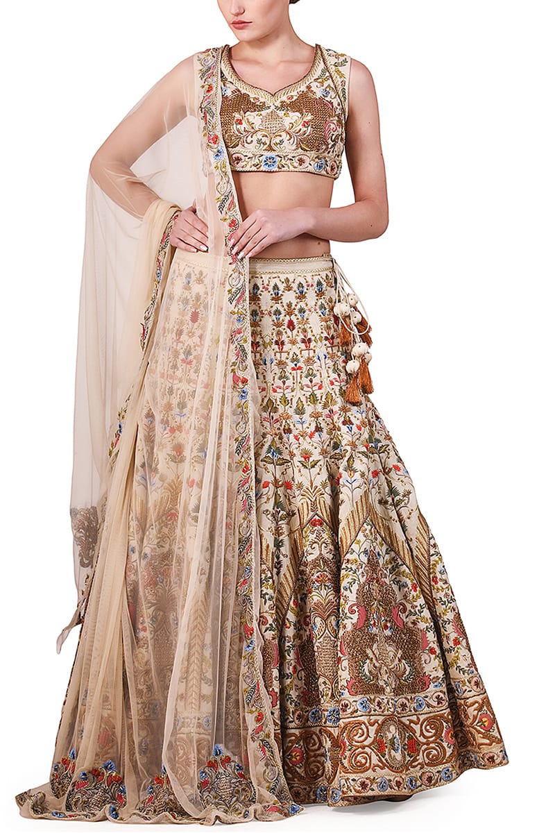 Embroidered Lehenga set - samantchauhan