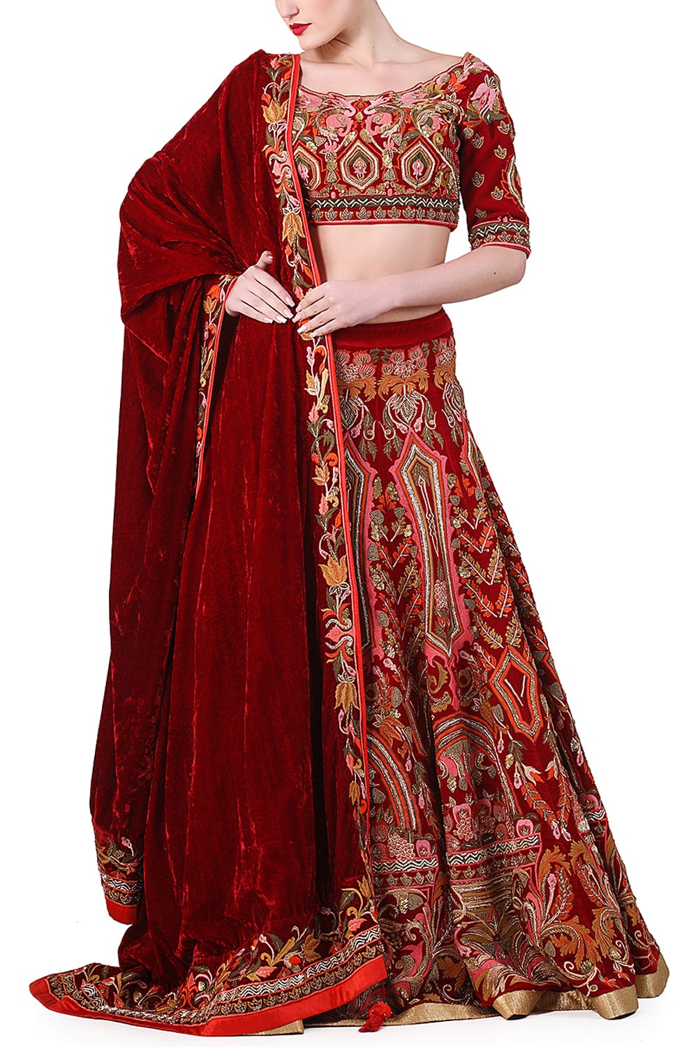 Embroidered Lehenga set - samantchauhan